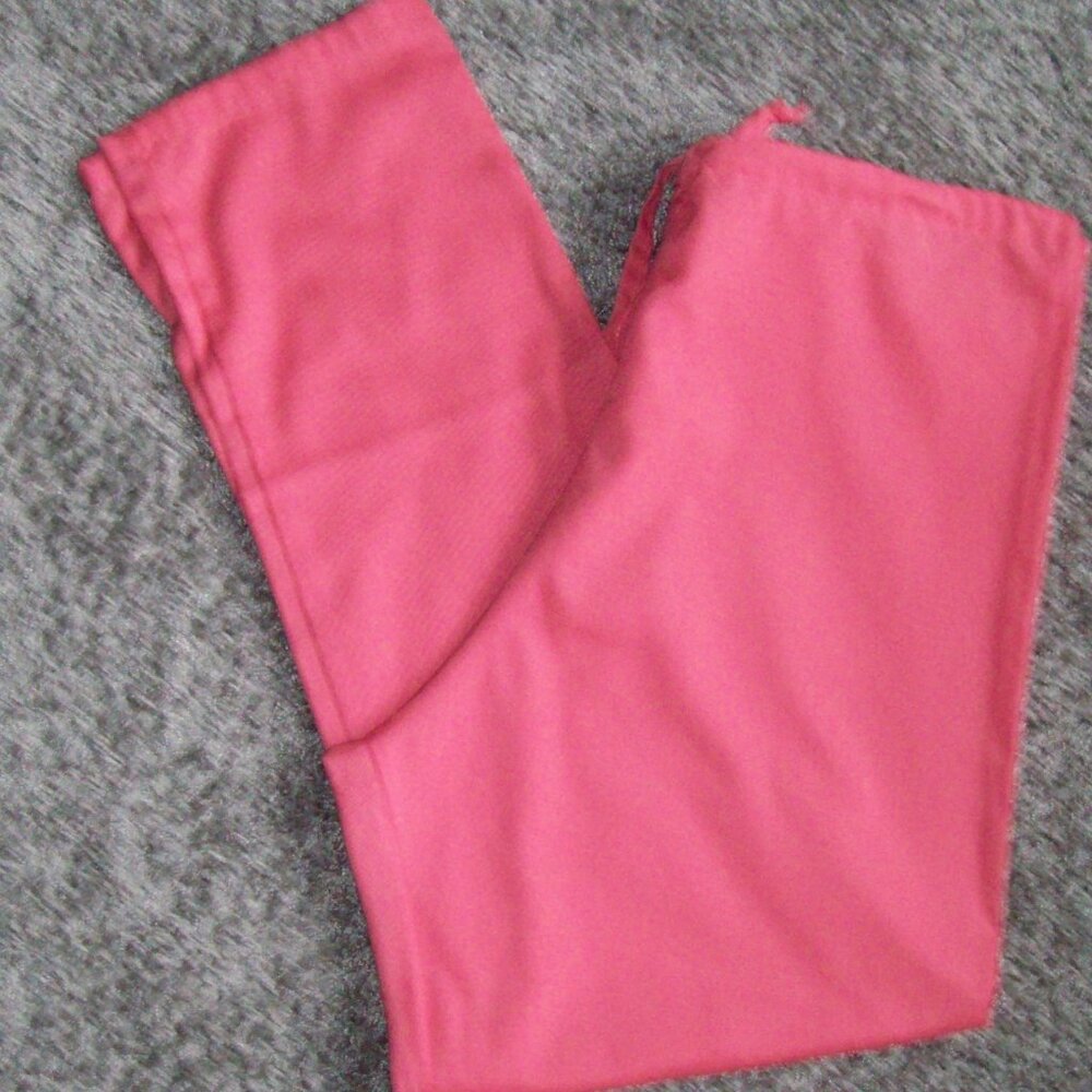 Ladies 2PC Set Scrubs Size Small Made in USA Coral - Picture 5 of 7